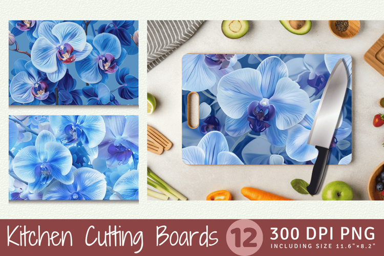 Blue Flowers Clipart Image 9