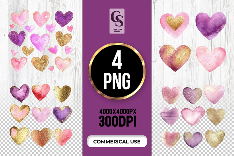 Purple Heart Clipart