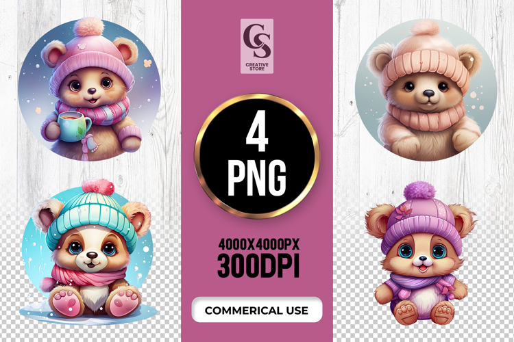 Winter Animals Clipart Image 17