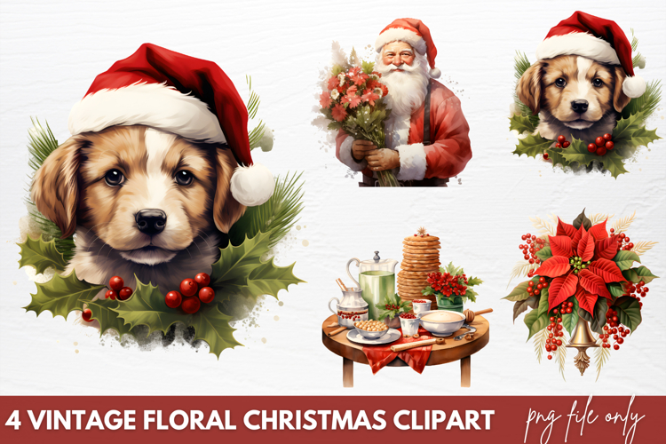 Christmas Floral Svg Image 7