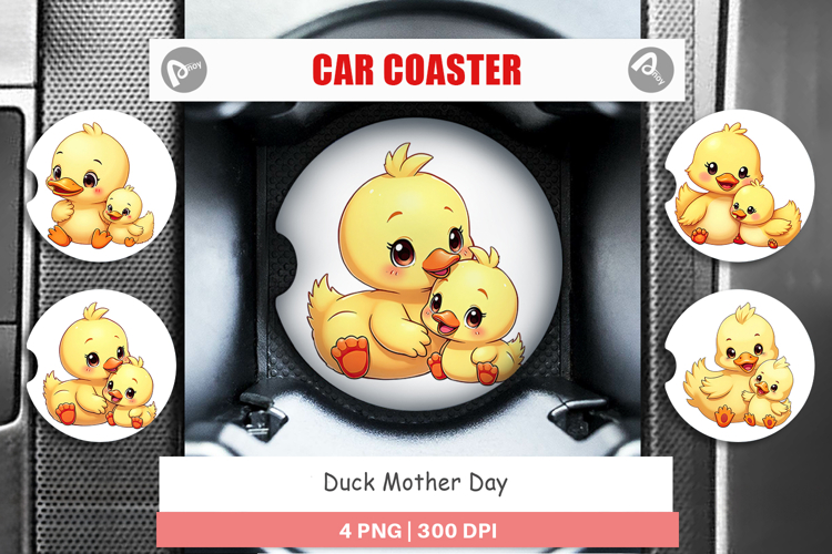 Car Coaster Duck Mothers Day