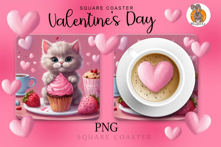 love, hearts, chocolate,coffee, fluffy kitty