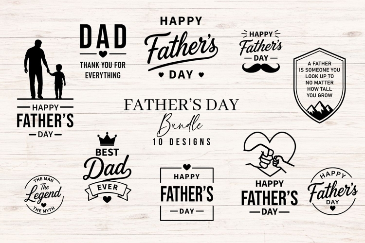 Father’s Day SVG Bundle | Dad PNG DXF Files