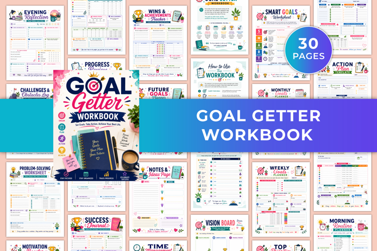 Goal Getter Workbook | Goal Setting, Action Planning