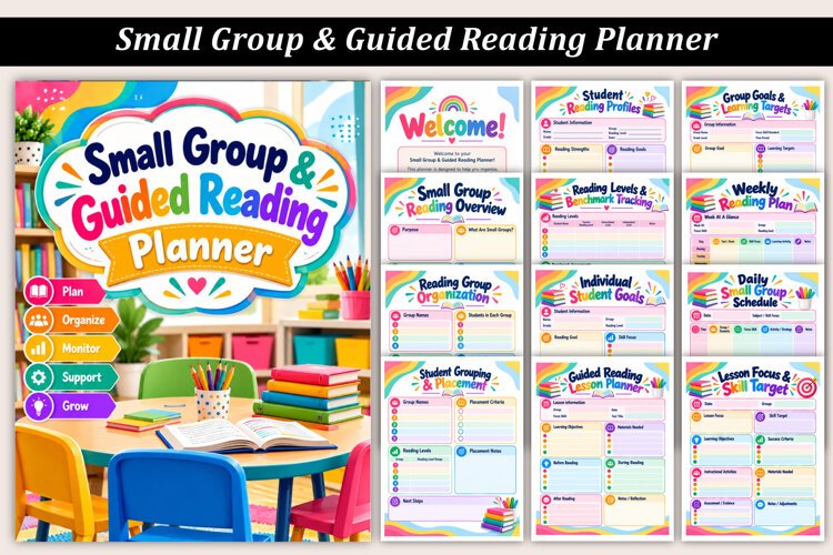Small Group & Guided Reading Planner example image 1