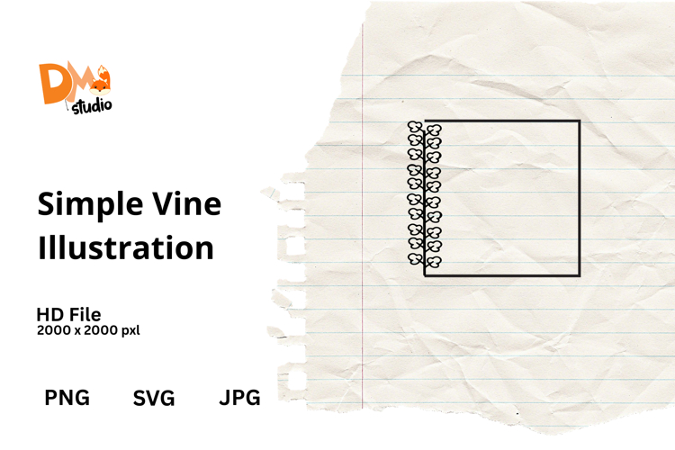 Simple Vine Illustration