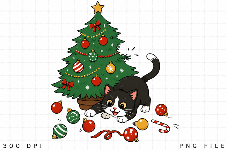 Black Cat Clipart Image 17