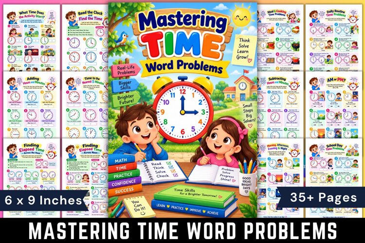 Mastering Time Word Problems example image 1