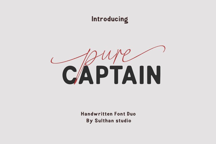 Pure Captain example image 1