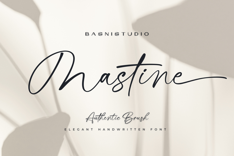Mastine Elegant Handwritten Font