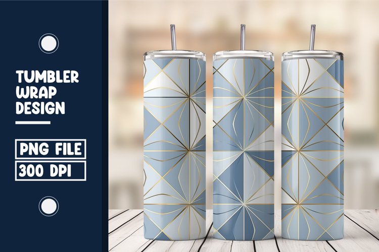 Flat Scandinavian Tumbler Wrap Design example image 1