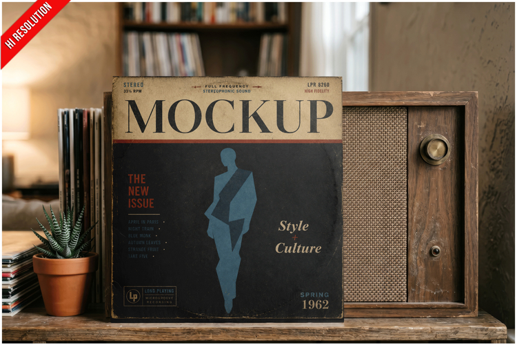 Album Cover Wooden Shelf