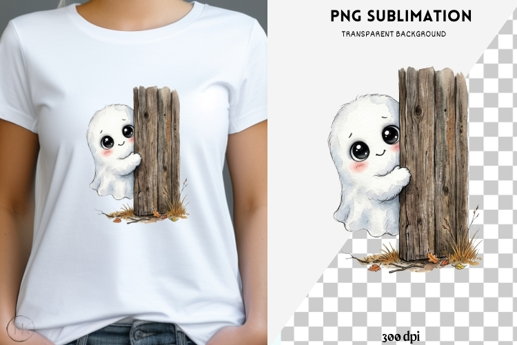 Peeking halloween png design for T-shirts