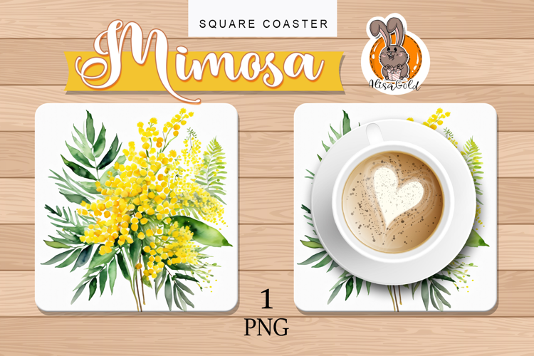 mimosa, yellow, bouquet, hot plate