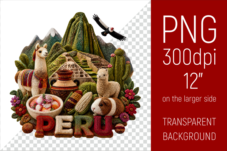 Peru Travel Landmark | National Culture Illustration