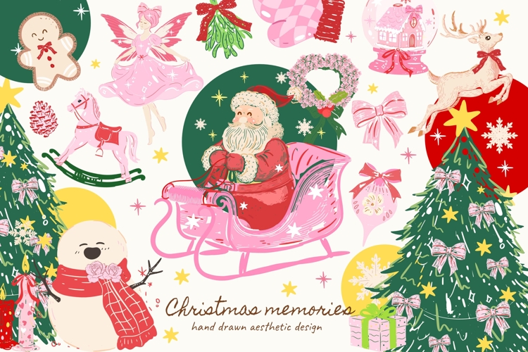 Cute Santa Clipart Image 16