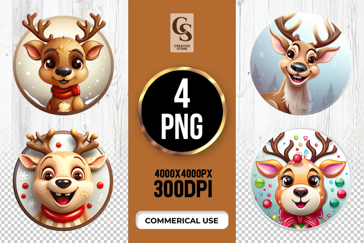 Reindeer Clipart Image 18