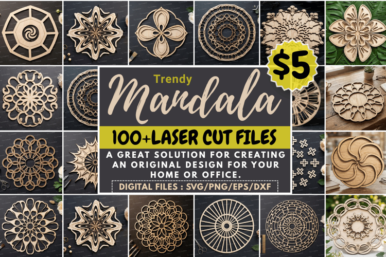 Mandala Laser Cut Image 23