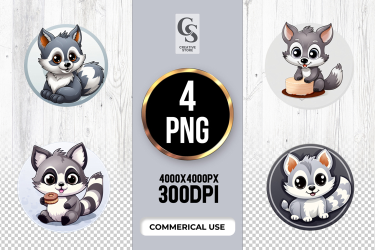 Raccoon Clipart Image 4