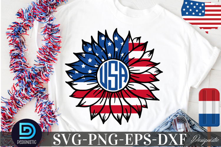 American Flag Clipart Image 11