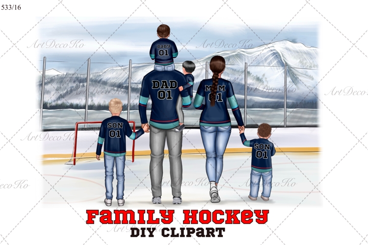 Hockey Player Clipart Image 19