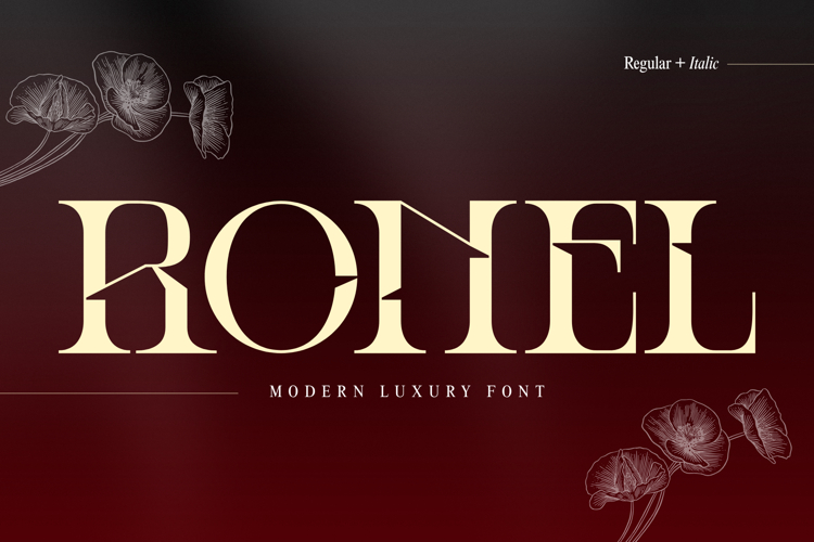 Ronel Luxury - Modern Logo Font