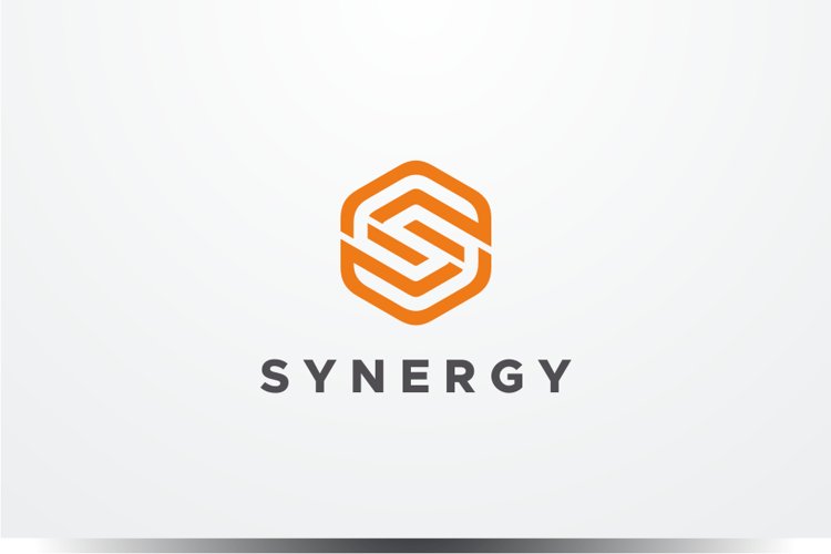Synergy - Letter S Hexagon Logo Template