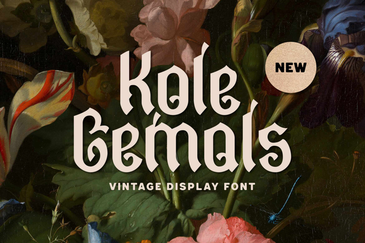 Kole Gemols - Vintage Blackletter Font