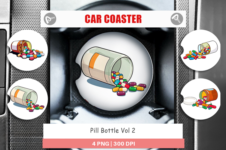 Pill Bottle Clipart Image 20