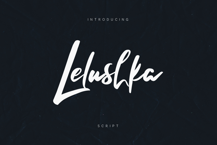 Lelushka Modern Handwritten Script Font