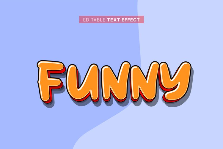 Editable Text Effect for Illustrator. Vector Graphic styles