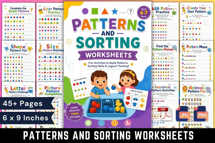 Patterns and Sorting Worksheets