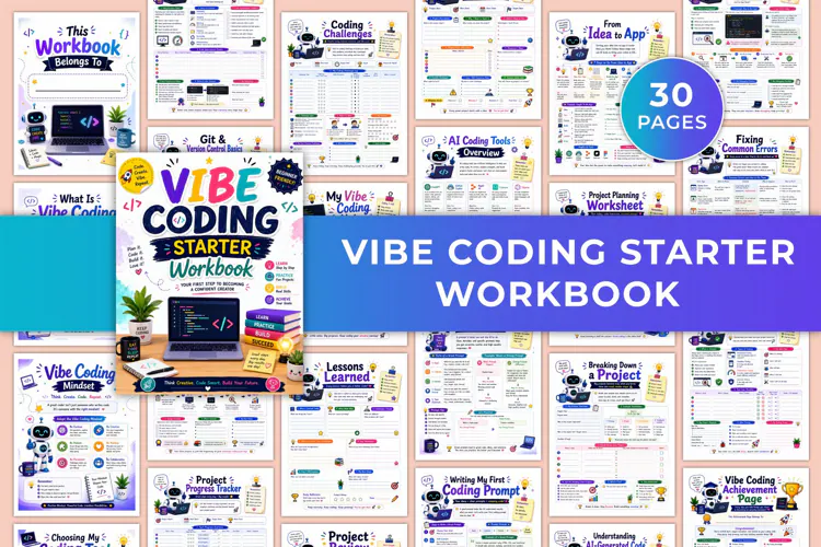 Vibe Coding Starter Workbook Kdp interiors