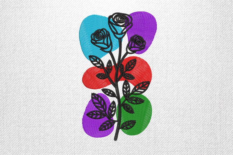 Abstract Embroidery Image 3