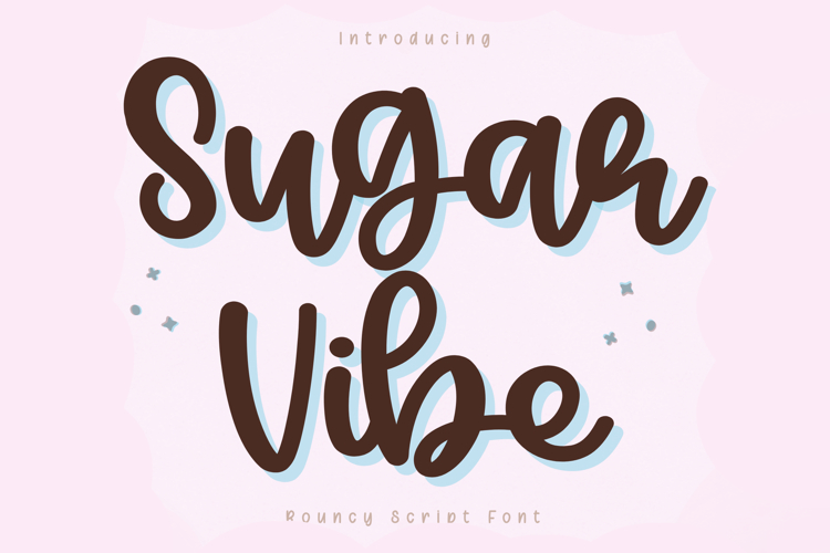 Sugar Vibe - Handwritten Script Font