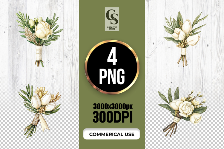 Flower Bouquet Clipart Image 21