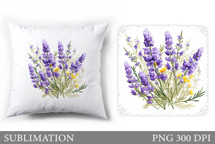 Lavender Sublimation. Lavender Pillow Sublimation