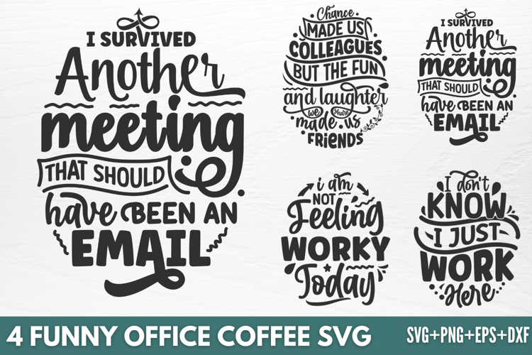 Funny Office coffee SVG