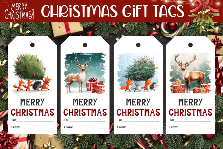 Christmas Tag Printable Image 4