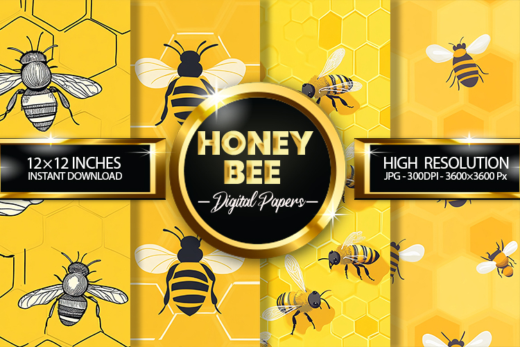 Honeybee Clipart Image 12