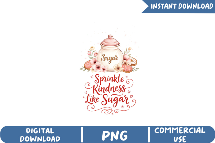 Sprinkle Kindness Like Sugar Sublimation,Christmas Png