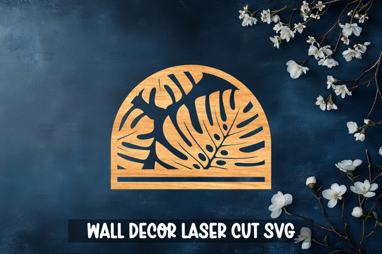 Tropical Macrame Holder Laser cut, Home decor Laser Cut