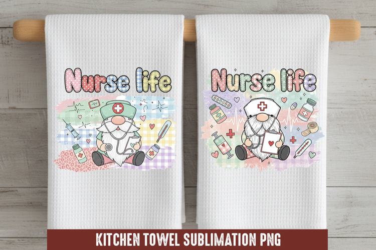Nurse Life - Kitchen Towel Sublimation, Kitchen Towel