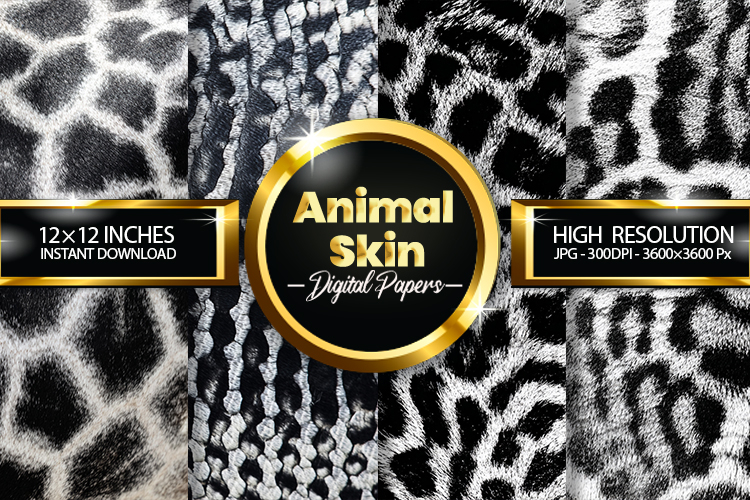 Animal Skin Digital Papers - 04 Variation