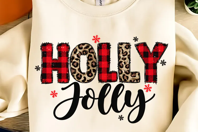 Holly Jolly PNG, Preppy Merry Coquette Christmas PNG