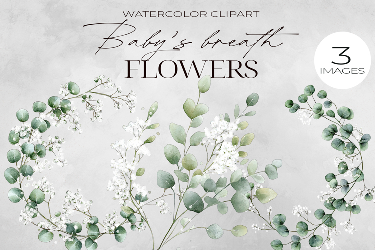 Watercolor Flower Clipart Image 22