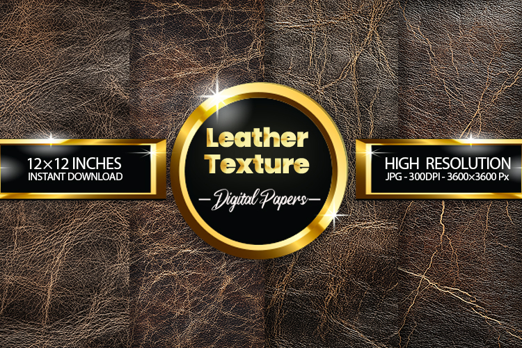Leather Texture Digital Papers - 04 Variation