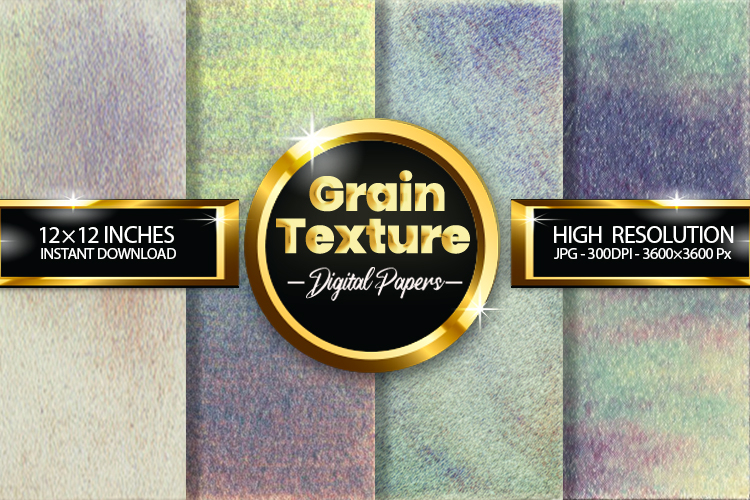 Grainy Texture Digital Papers - 04 Variations