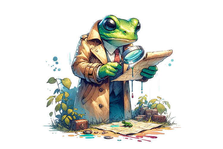 Cute Frog Clipart Image 12