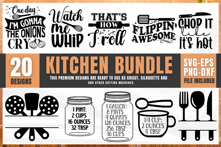 Kitchen Monogram Svg Image 14